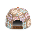 Falcon Custom Cap with Full Colour Patch back view showcasing unique design and adjustable snapback closure.