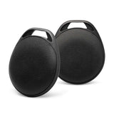 HangFindy Bluetooth Tracker in sleek black design, ideal for securing keys and bags as a corporate gift.