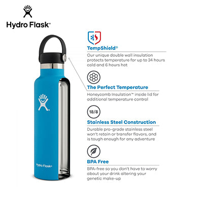 HydroFlask 21oz Standard Mouth Bottle with Sport Cap Executive Corporate Gifts Singapore