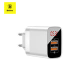 Baseus 18W Fast Charger with Digital Display | AbrandZ Corporate Gifts