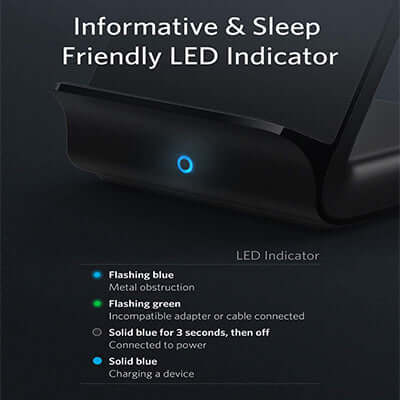 Anker PowerWave 7.5 Wireless Charging Stand 10W Executive Gifts Singapore