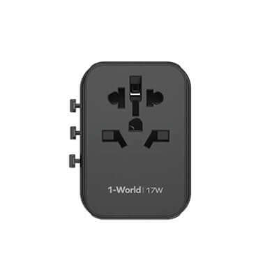 Momax 1-World 4-Port Travel Charger 17W Executive Corporate Gifts Singapore