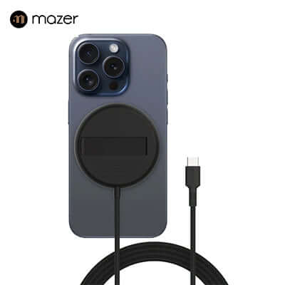 Mazer MagPad Qi2 Certified 15W Portable Charging Pad with Stand Executive Corporate Gifts Singapore