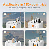 TESSAN 28W Travel Adapter with 2 USB A & 3 C Ports Corporate Gifts Singapore