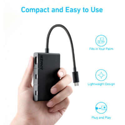 Anker 332 USB-C Hub (5-in-1, 4K HDMI) Executive Gifts Singapore