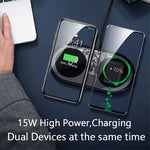 Baseus 15W Dual Wireless Charger | AbrandZ Corporate Gifts