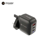 Mazer 70W GaN Wall Charger with Travel Pins (3 Ports)