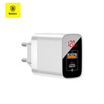 Baseus 18W Fast Charger with Digital Display | AbrandZ Corporate Gifts