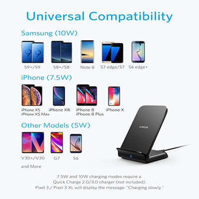 Anker PowerWave 7.5 Wireless Charging Stand 10W Executive Gifts Singapore