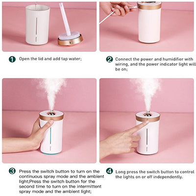 Baseus Air Humidifier with LED Night Lamp Executive Corporate Gifts Singapore