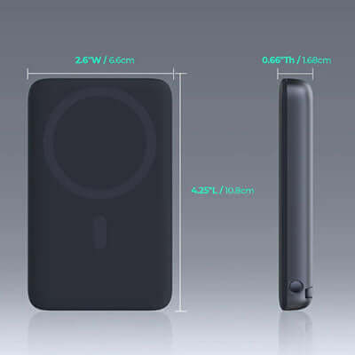 Aukey PB-MS01 MagLynk 6700mAh Magnetic Wireless Charging Power Bank Executive Corporate Gifts Singapore
