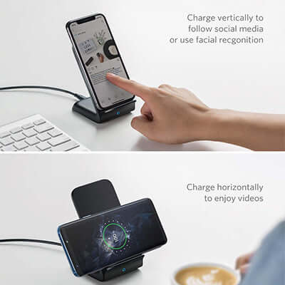 Anker PowerWave 7.5 Wireless Charging Stand 10W Executive Gifts Singapore