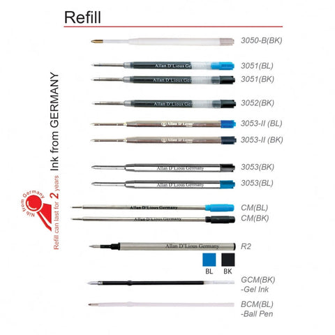 Allan D'Lious Refill Pen