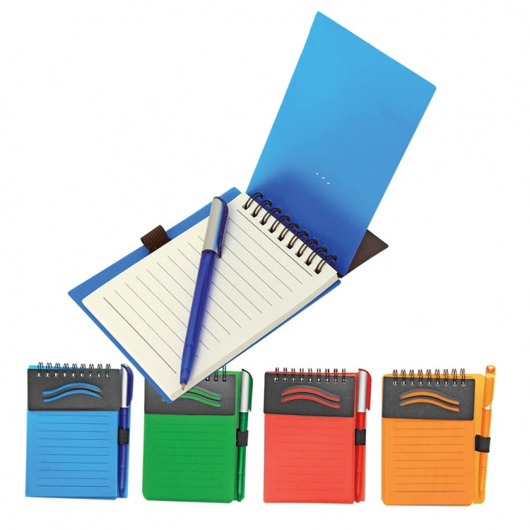 Plastic Notebook With Pen | Executive Door Gifts