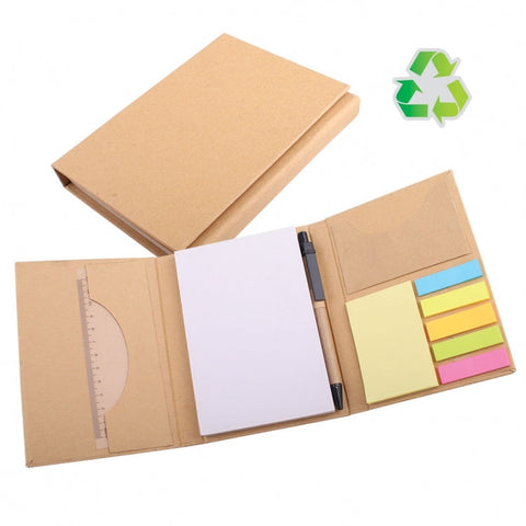 Eco Memopad With Pen & Ruler