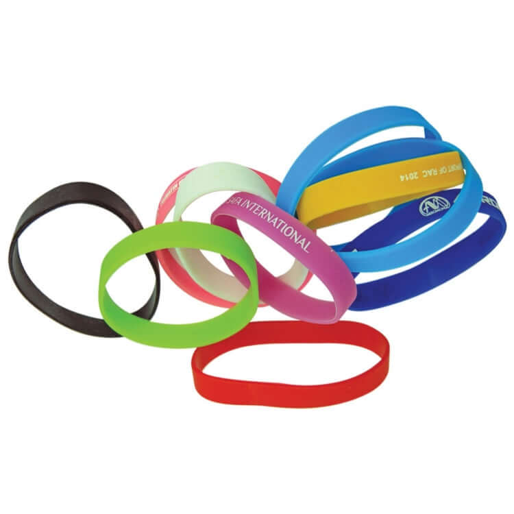1.2cm Width Silicone Wristband Executive Corporate Gifts Singapore