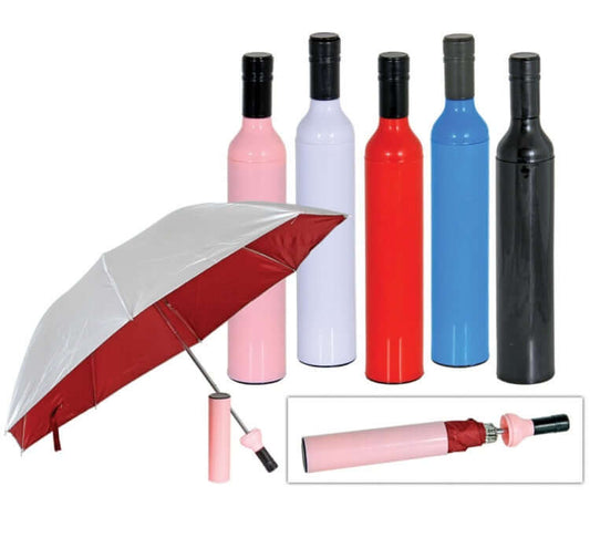 21'' Foldable Umbrella with Bottle Packaging Executive Corporate Gifts Singapore