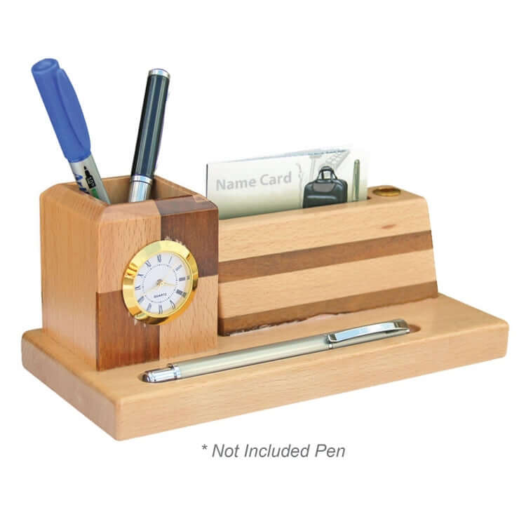 4 in 1 Wooden Desktop Set Executive Corporate Gifts Singapore