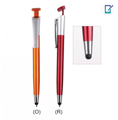 Plastic Stylus Pen With Phone Holder