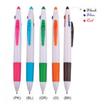 Tri Colour Plastic Pen