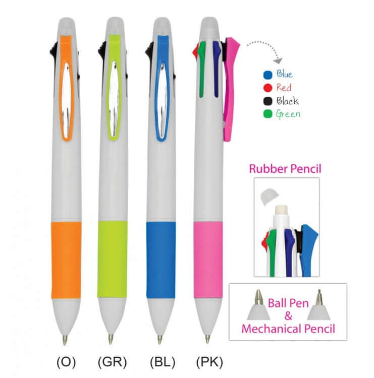 4 in 1 Ball Pen with Mechanical Pencil Executive Corporate Gifts Singapore