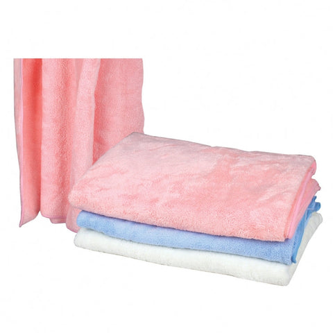 Coral Velvet Bath Towel