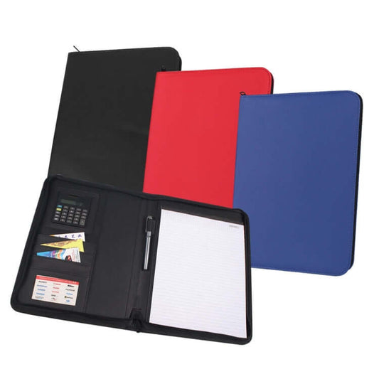 PU Seminar Folder with Calculator & Writing Pad Executive Corporate Gifts Singapore