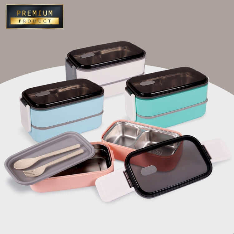 2 Tier Lunch Box Executive Corporate Gifts Singapore