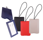 PU Luggage Tag with Strap