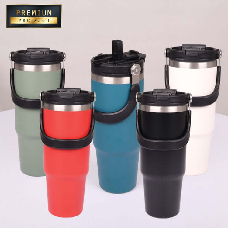 900ml Thermo Flask with Straw Executive Corporate Gifts Singapore