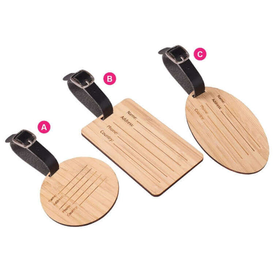 Wooden Luggage Tag Executive Corporate Gifts Singapore