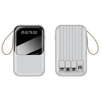 10000mAh Powerbank with 4 Detachable Cable Executive Corporate Gifts Singapore