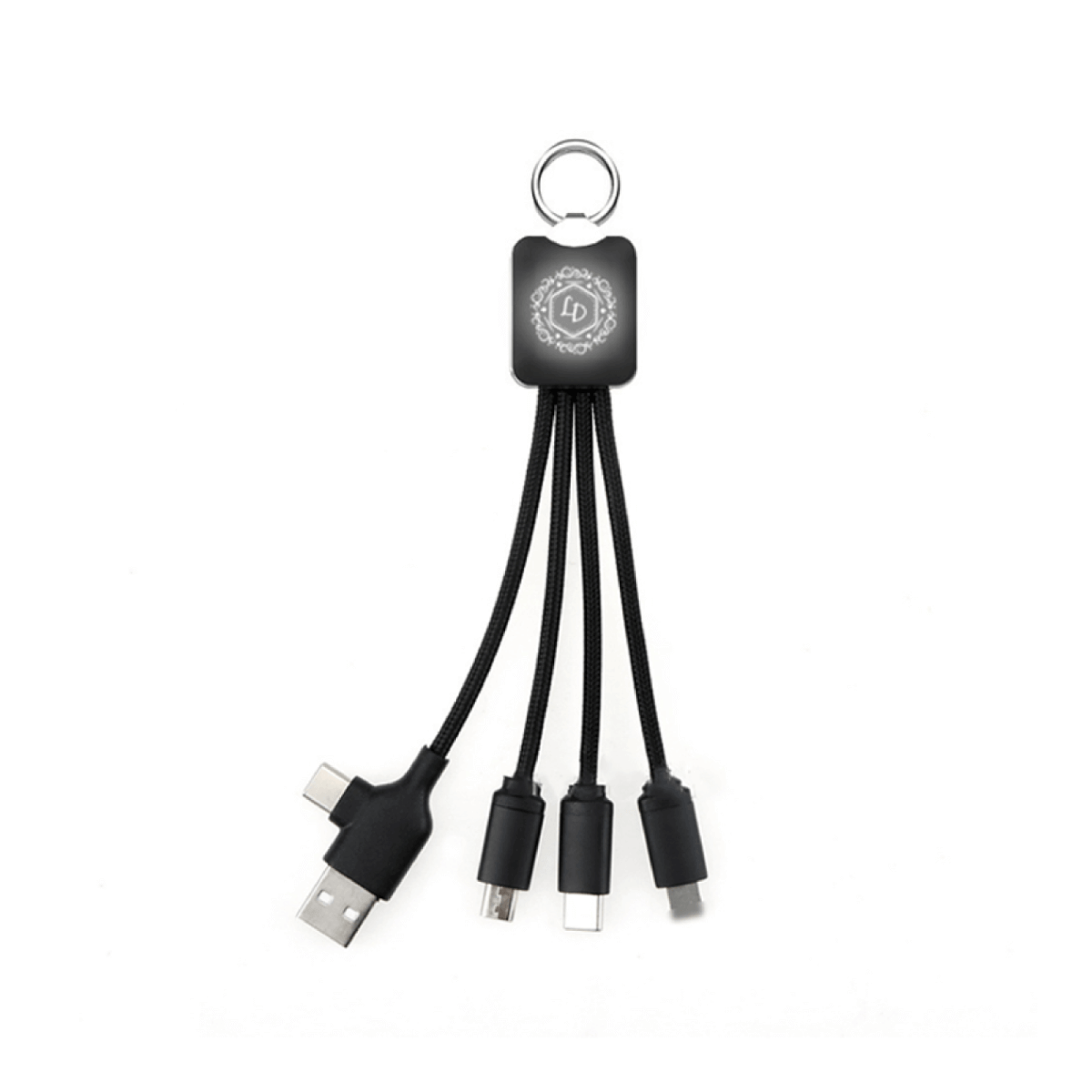 3 in 2 Fast Charging Cable (Rectangular) Corporate Gifts Singapore