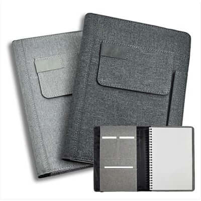A5 Notebook With Front Pocket And Pen Slot Executive Corporate Gifts Singapore