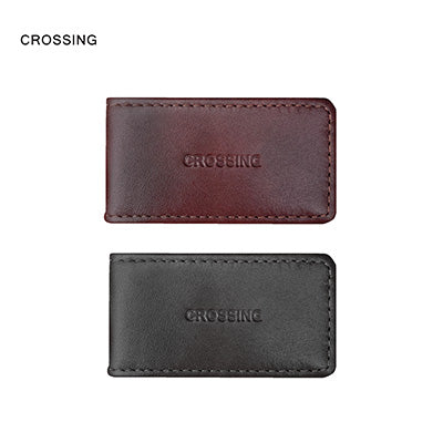 Crossing Antique Leather Money Clip Executive Gifts Singapore