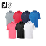 Footjoy Lisle Solid Gingham Trim Polo T-Shirt | AbrandZ Corporate Gifts