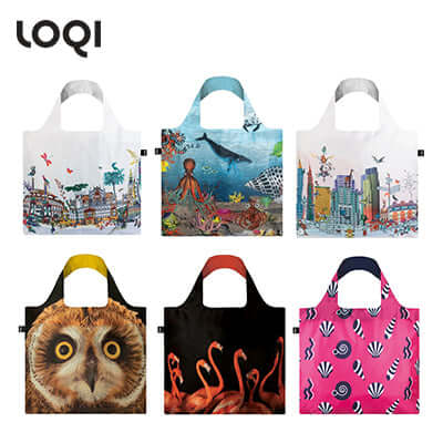 Eco Friendly Loqi Artist Series Foldable Tote Bag Executive Corporate Gifts Singapore