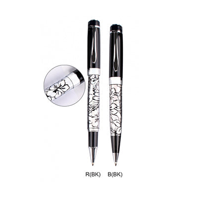 Metal Pen with Flowery Pattern Executive Corporate Gifts Singapore