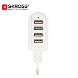 SKROSS 4 Port USB Charger - EURO | AbrandZ Corporate Gifts