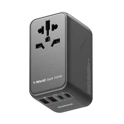 Momax 1-World Universal 4-Port Travel GaN Charger 100W Executive Corporate Gifts Singapore
