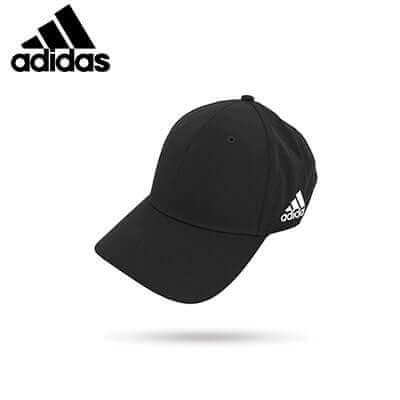 Adidas Performance Max Sports Cap in black with iconic logo, perfect for active lifestyles and executive corporate gifts.