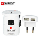 SKROSS Travel Adaptor PRO + USB | AbrandZ Corporate Gifts