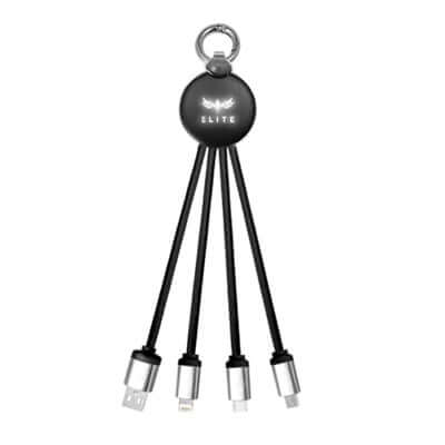 3 in 1 Fast Charging Cable (Round) Executive Corporate Gifts Singapore