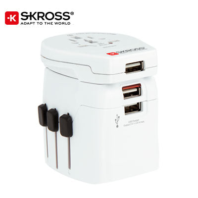 SKROSS Travel Adaptor PRO Light 3 x USB - World Executive Corporate Gifts Singapore