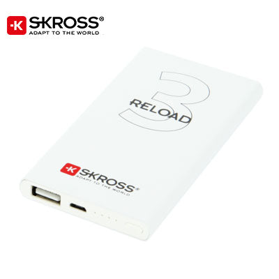 SKROSS Reload 3 Power Bank - 3500 mAh Executive Corporate Gifts Singapore