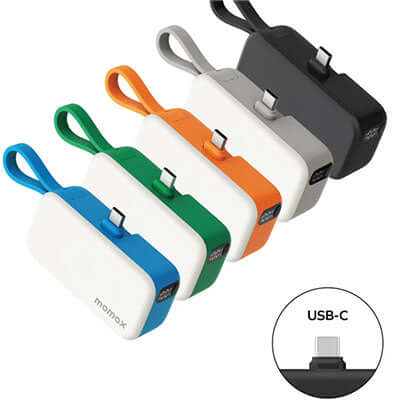 Momax 1-Power Mini 3-in-1 Power Bank 5000mAh Executive Corporate Gifts Singapore