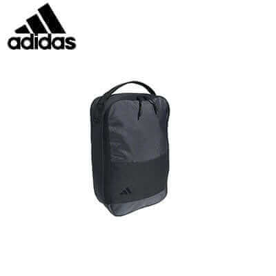Adidas Grey Golf Shoe Bag, durable recycled polyester, ideal for corporate gifts and golfers.