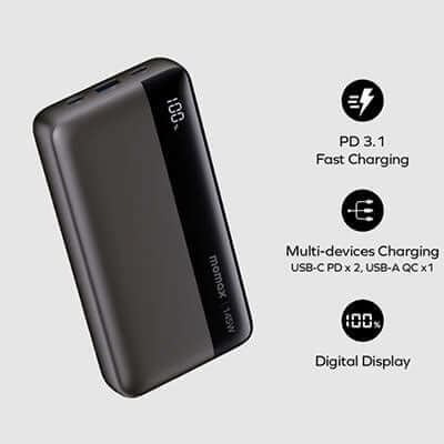 Momax 1-Power Ultra Power Bank 145W 25000mAh Executive Corporate Gifts Singapore