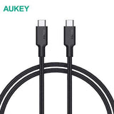 Aukey CB-CD21 100W Gen2 E-Marker PD USB 3.1 USB C to C Cable 1.2M