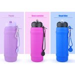 Collapsible Silicone BPA Free Sports Bottle | AbrandZ Corporate Gifts